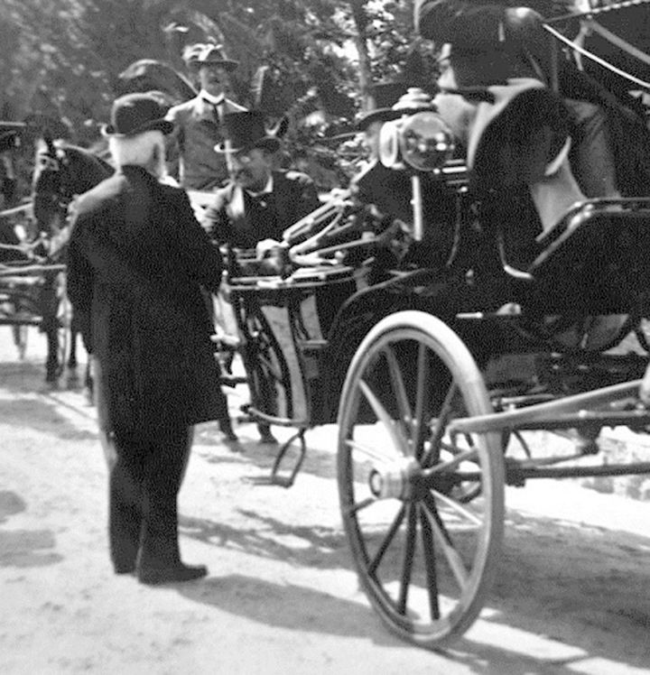 President Teddy Roosevelt visiting Redlands.